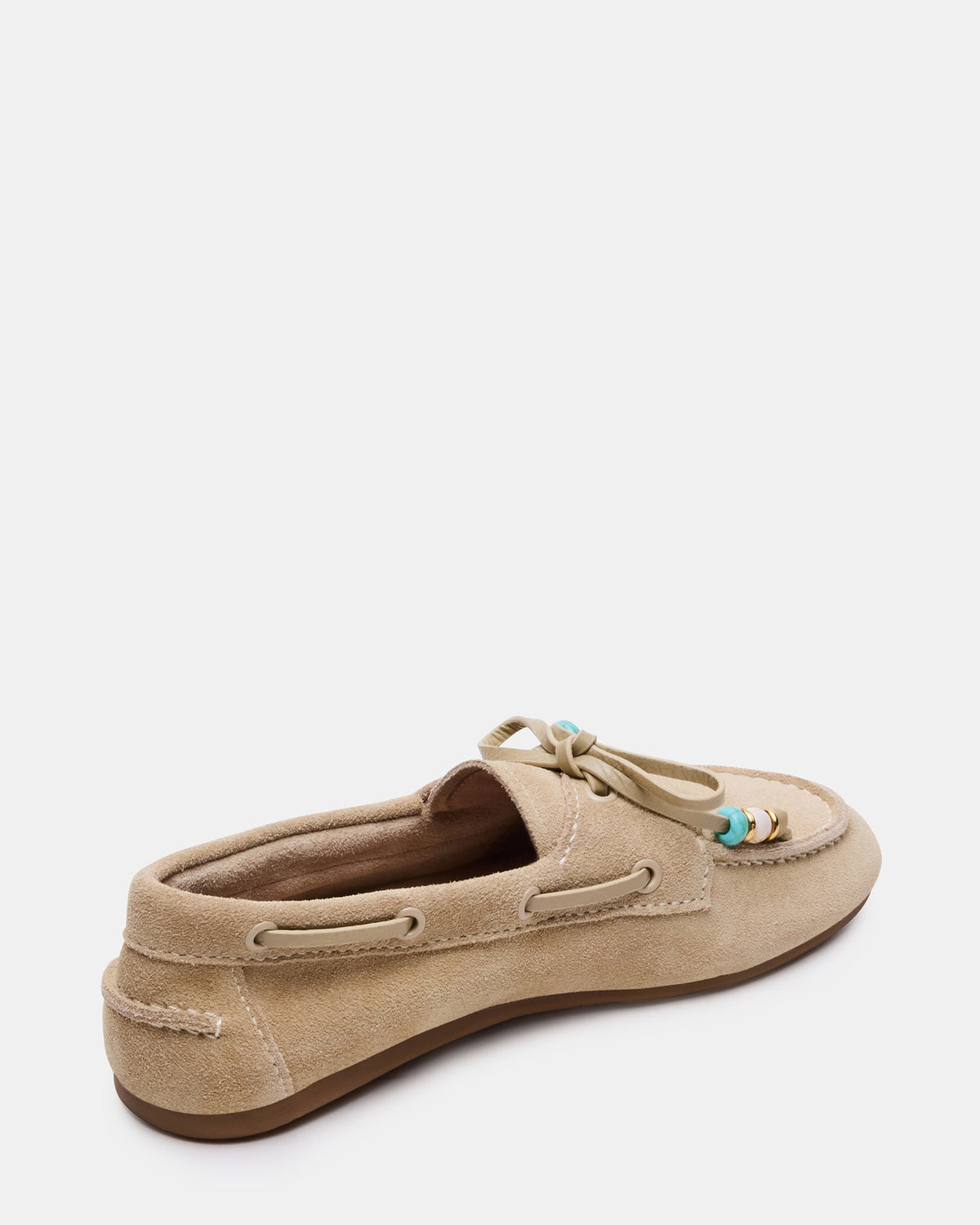 SAG Beads Sand Suede Women's Boat Shoe Steve Madden SAND SUEDE