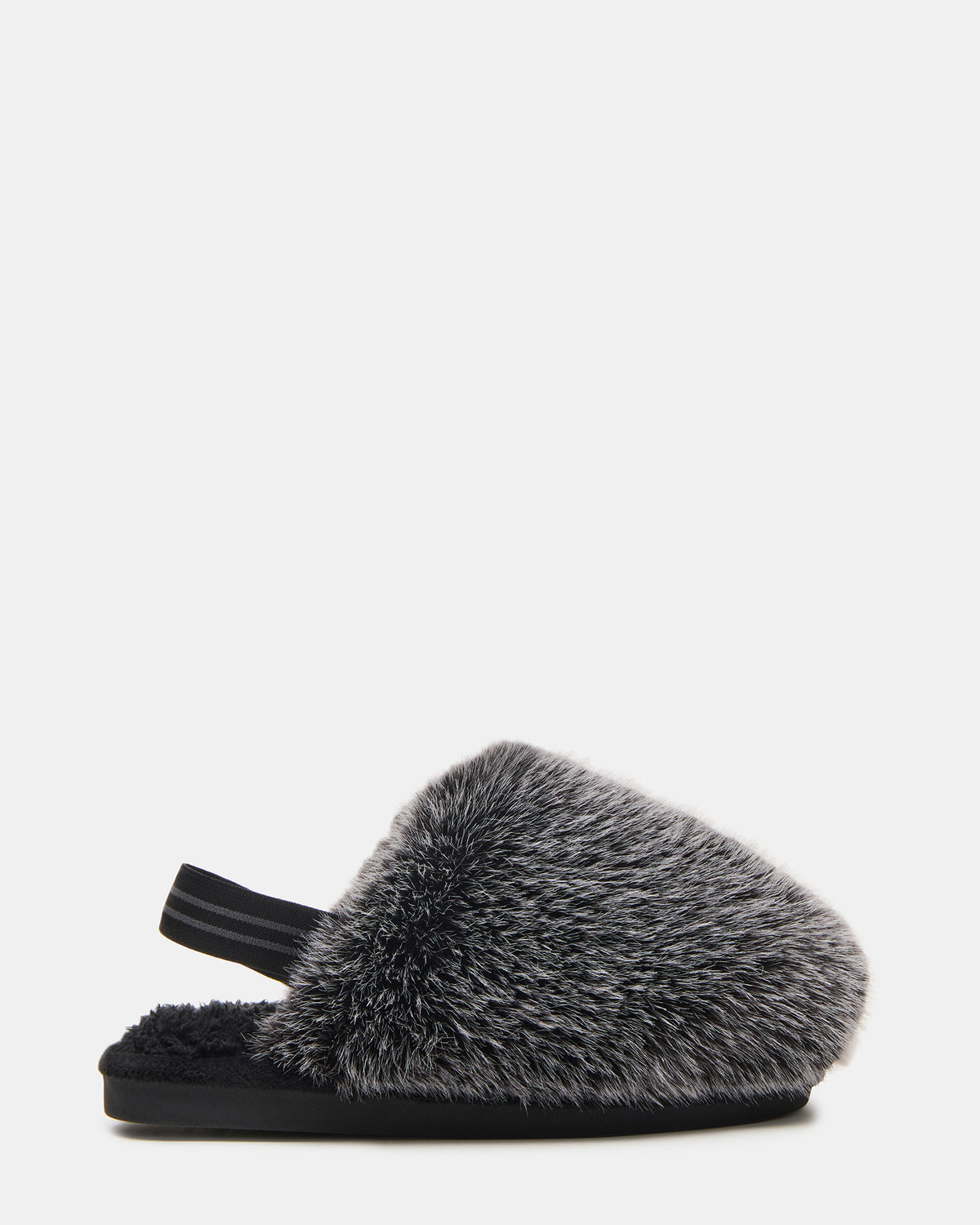 Kids' POOF Grey Slip-On Faux Fur Girls' Flat Steve Madden GREY