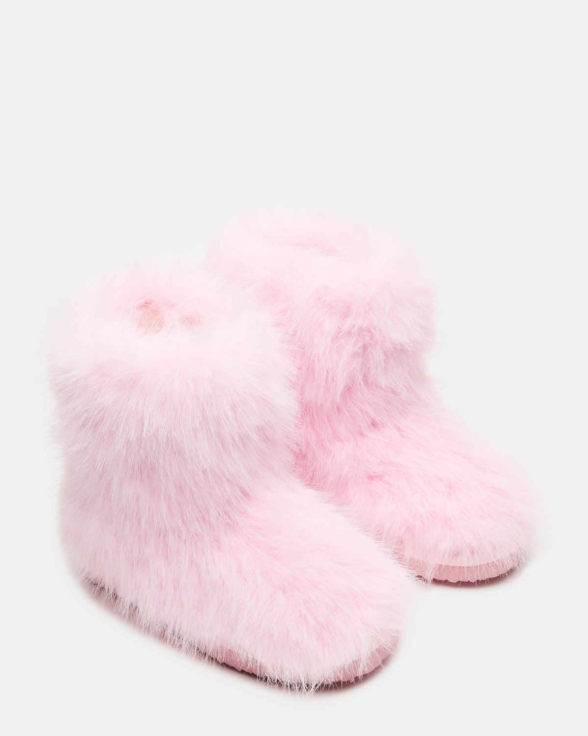Kids' BEASTIE Pink Faux Fur Girls' Ankle Boot Steve Madden PINK