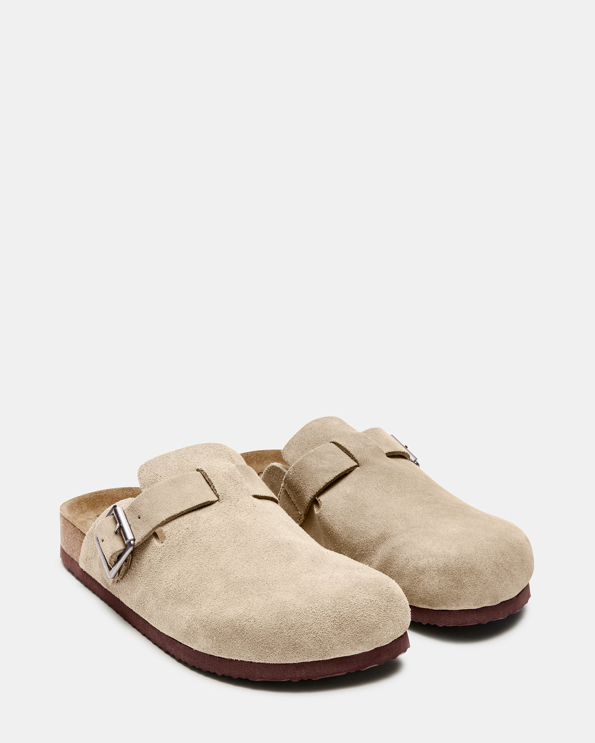 WILDERR Taupe Suede Slip-On Men's Casual Clog Steve Madden TAUPE SUEDE