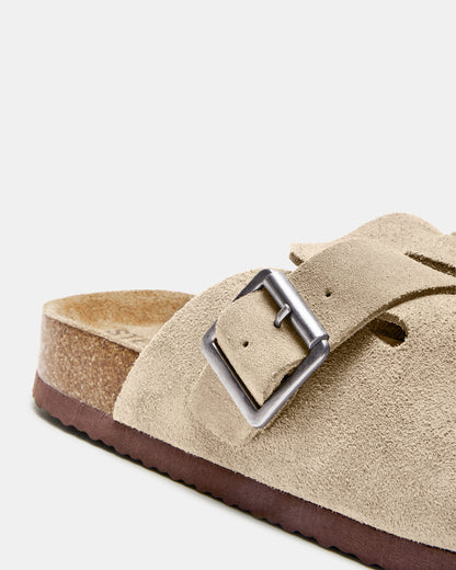 WILDERR Taupe Suede Slip-On Men's Casual Clog Steve Madden TAUPE SUEDE