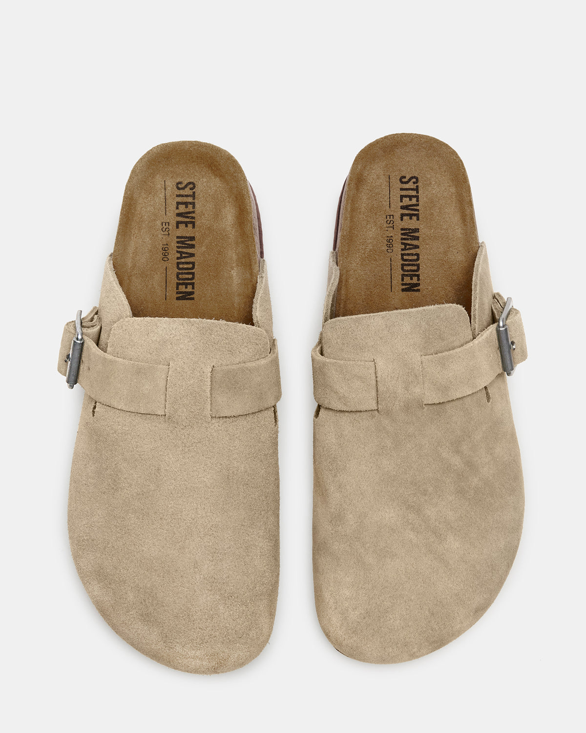 WILDERR Taupe Suede Slip-On Men's Casual Clog Steve Madden TAUPE SUEDE