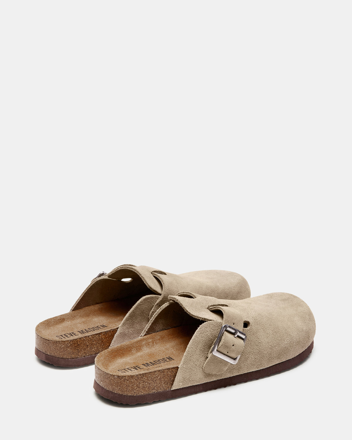 WILDERR Taupe Suede Slip-On Men's Casual Clog Steve Madden TAUPE SUEDE