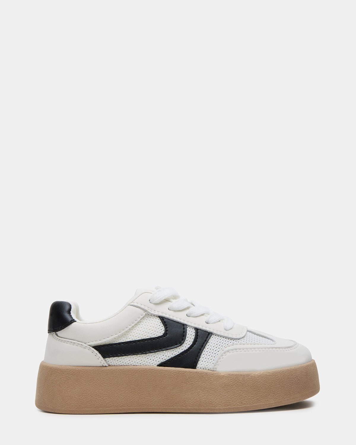 Kids' JERSEY White Girls' Low-Top Platform Sneaker Steve Madden WHITE