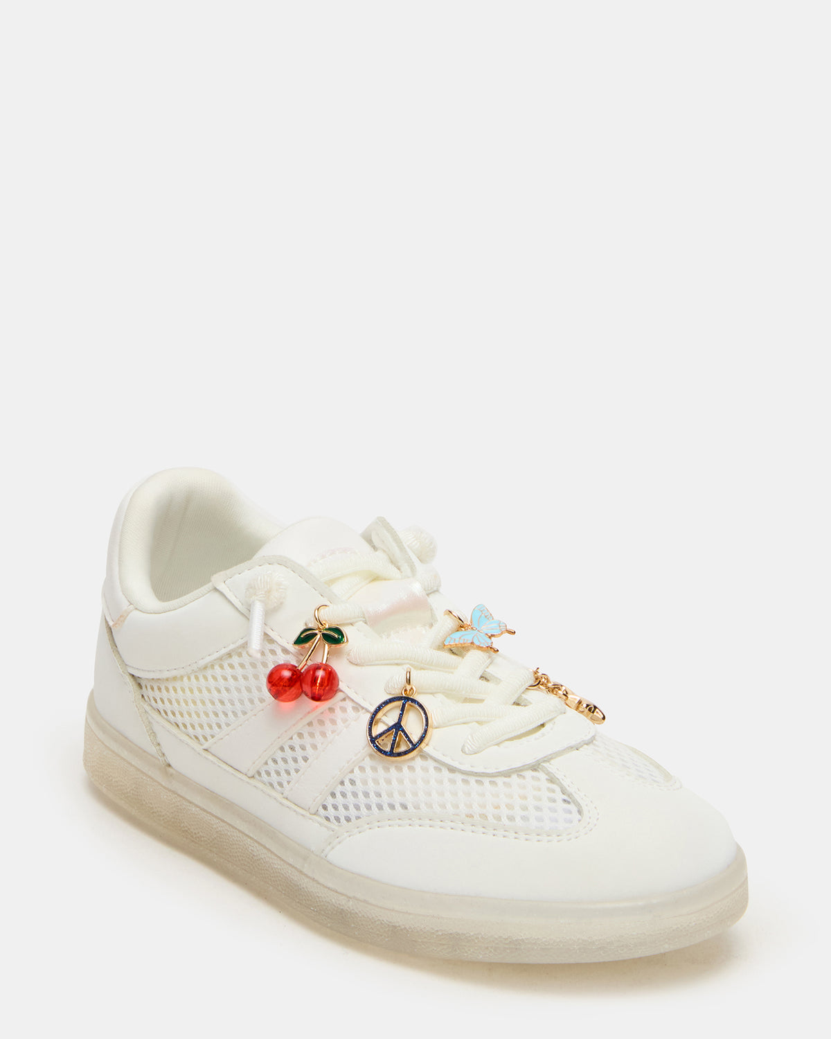 Kids' VERDICT White Multi Low-Top Lace-Up Girls' Sneaker Steve Madden WHITE MULTI