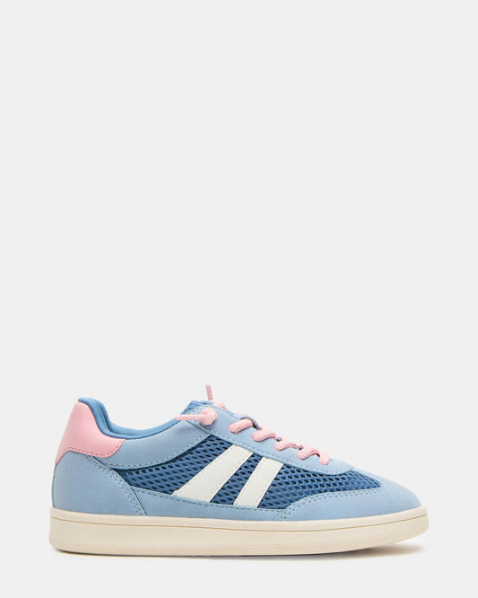 Kids' VERDICT Blue Multi Low-Top Lace-Up Girls' Sneaker Steve Madden BLUE MULTI