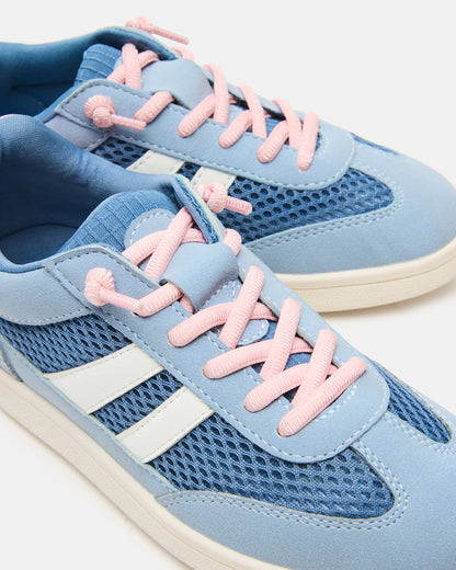 Kids' VERDICT Blue Multi Low-Top Lace-Up Girls' Sneaker Steve Madden BLUE MULTI
