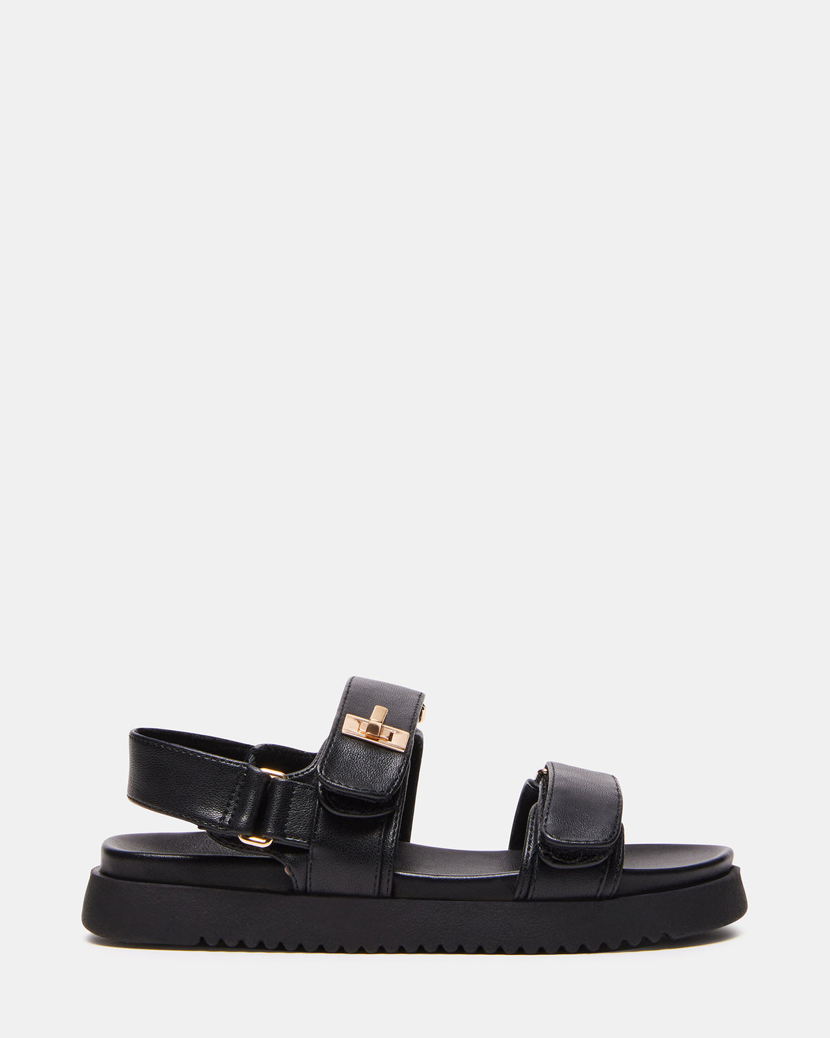 Kids' MONA Black Girls' Flatform Sandal Steve Madden BLACK