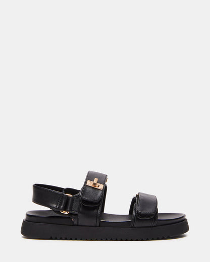 Kids' MONA Black Girls' Flatform Sandal Steve Madden BLACK