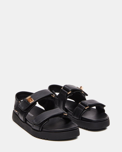 Kids' MONA Black Girls' Flatform Sandal Steve Madden BLACK