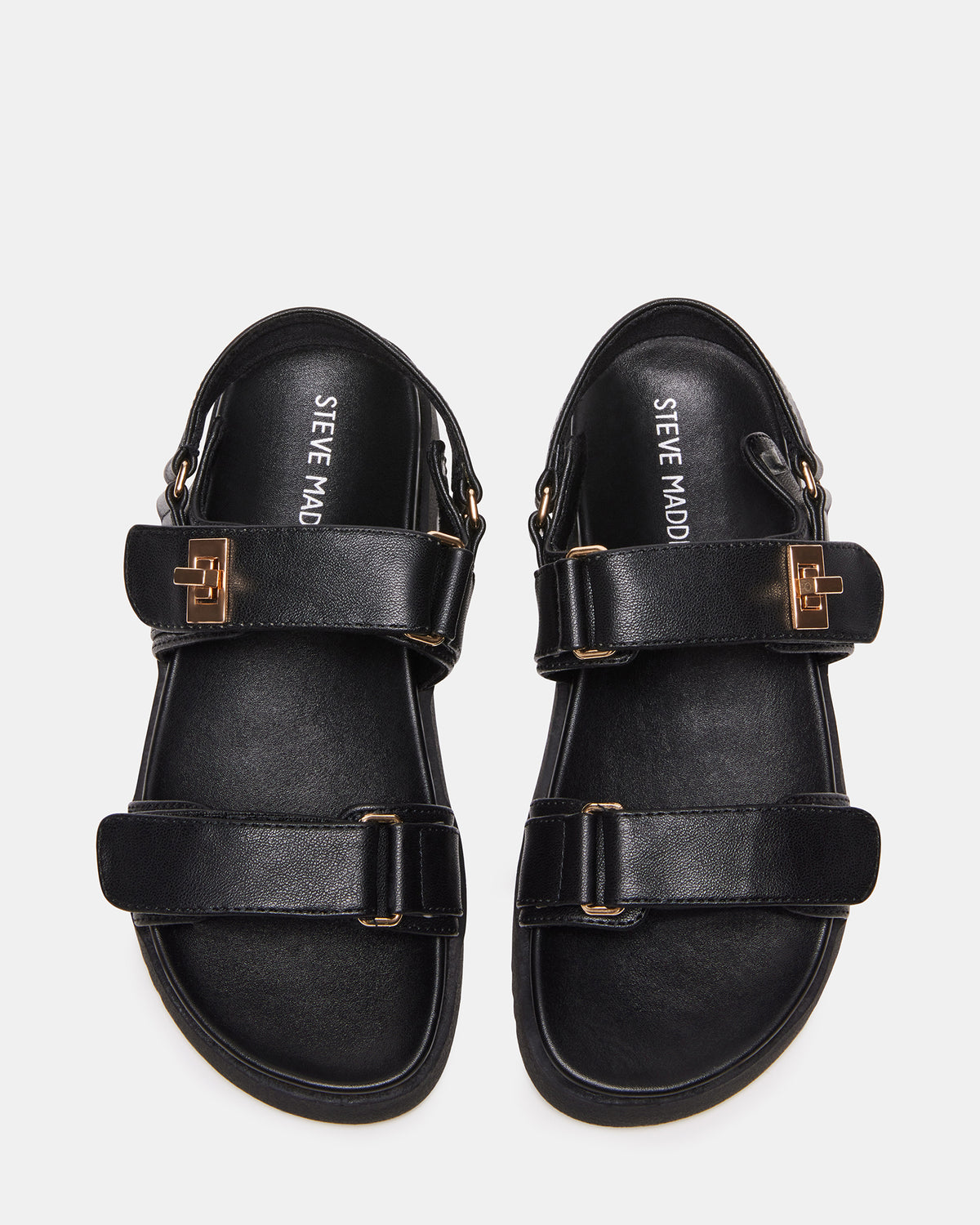 Kids' MONA Black Girls' Flatform Sandal Steve Madden BLACK