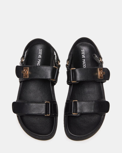 Kids' MONA Black Girls' Flatform Sandal Steve Madden BLACK