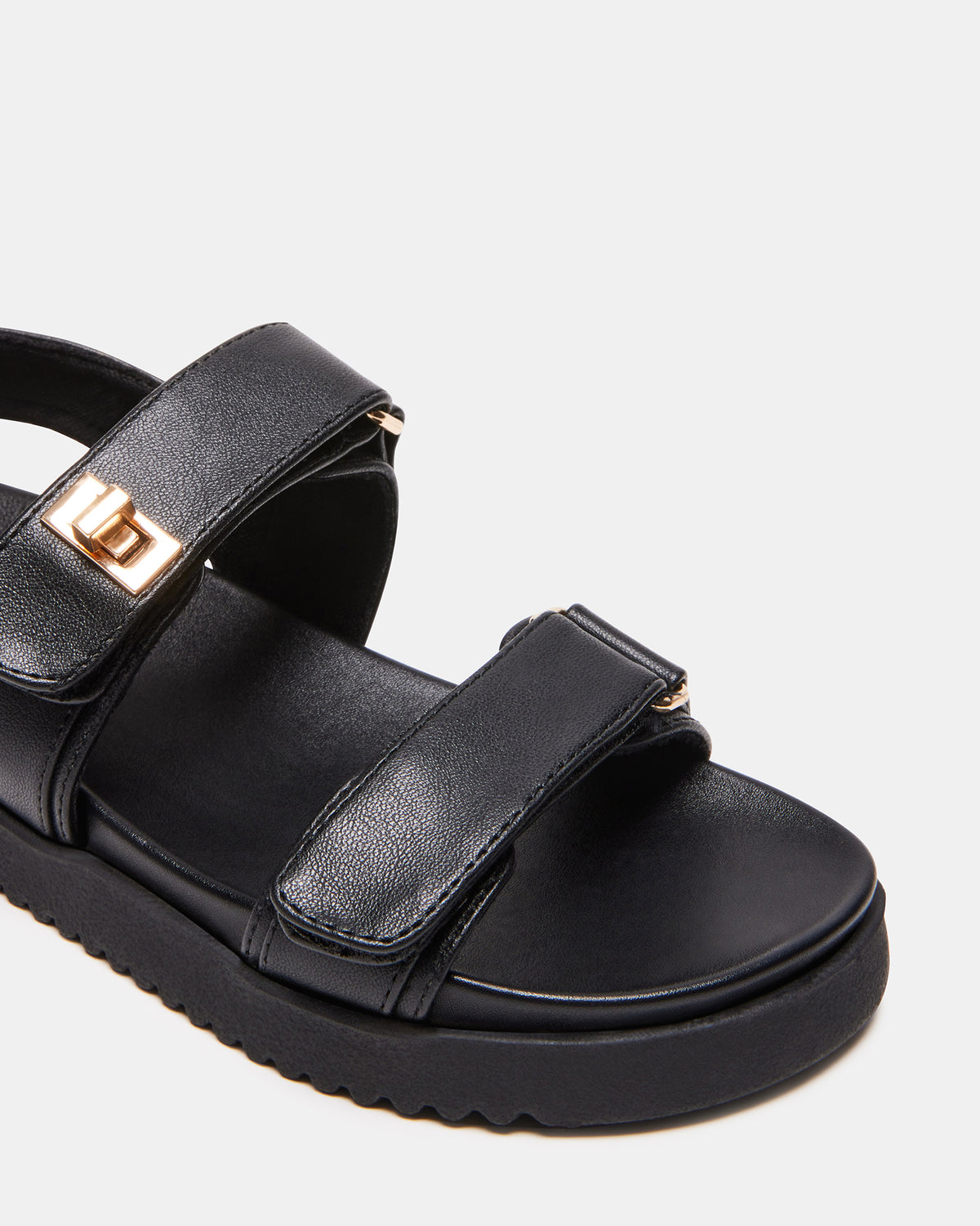 Kids' MONA Black Girls' Flatform Sandal Steve Madden BLACK