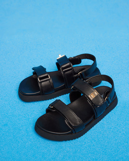 Kids' MONA Black Girls' Flatform Sandal Steve Madden BLACK