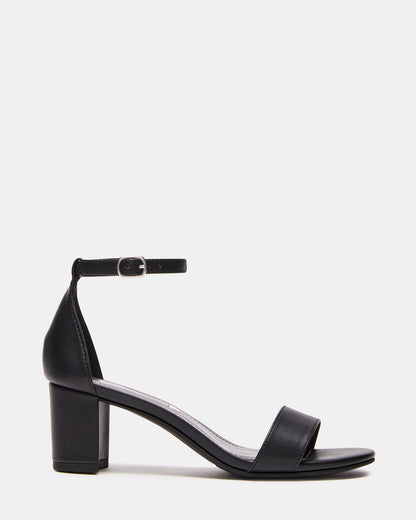 Kids' CARRSON Black Smooth Girls' Dress Heel Steve Madden FULL BLACK