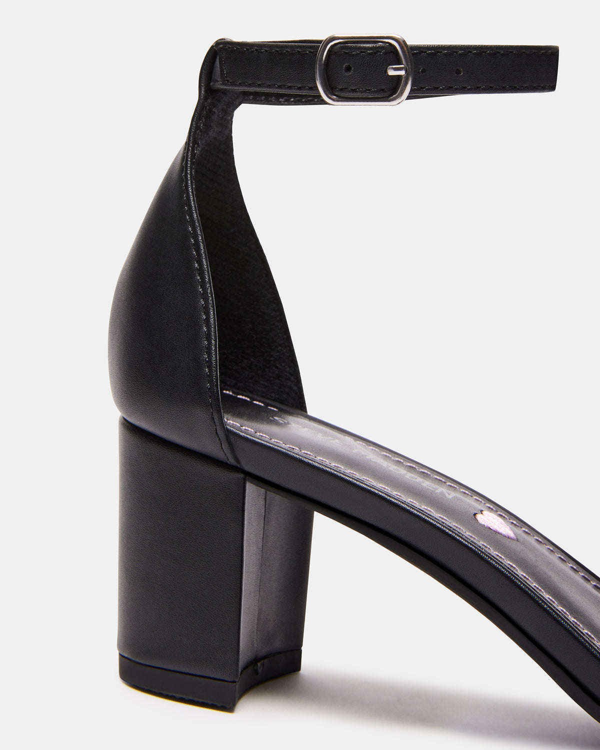 Kids' CARRSON Black Smooth Girls' Dress Heel Steve Madden FULL BLACK