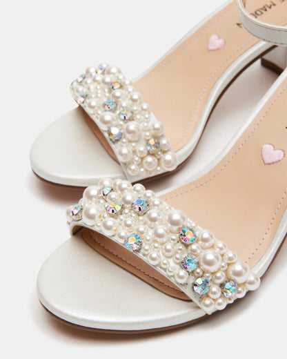 Kids' CARRSON Pearl Girls' Dress Heel Steve Madden IVORY