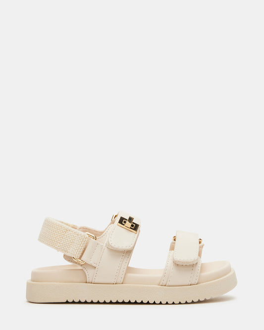 Toddlers' MONA Bone Girls' Flatform Sandal Steve Madden BONE