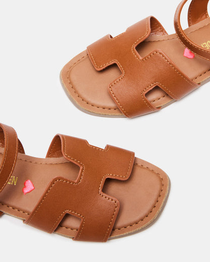 Kids' HAYDIN Cognac Girls' Sandals Steve Madden COGNAC