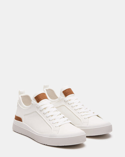 DACK White Men's Lace-Up Sneakers Steve Madden WHITE