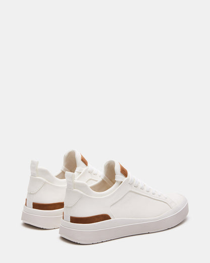 DACK White Men's Lace-Up Sneakers Steve Madden WHITE