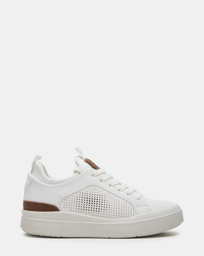 Kids' OASYS White Boys' Low-Top Lace-Up Sneakers Steve Madden WHITE