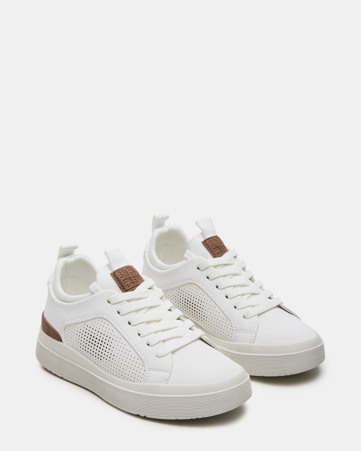 Kids' OASYS White Boys' Low-Top Lace-Up Sneakers Steve Madden WHITE