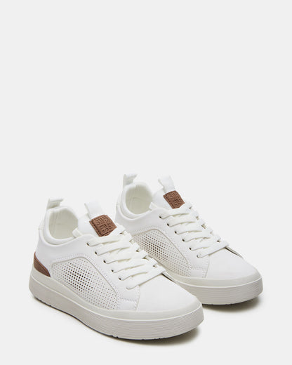 Kids' OASYS White Boys' Low-Top Lace-Up Sneakers Steve Madden WHITE