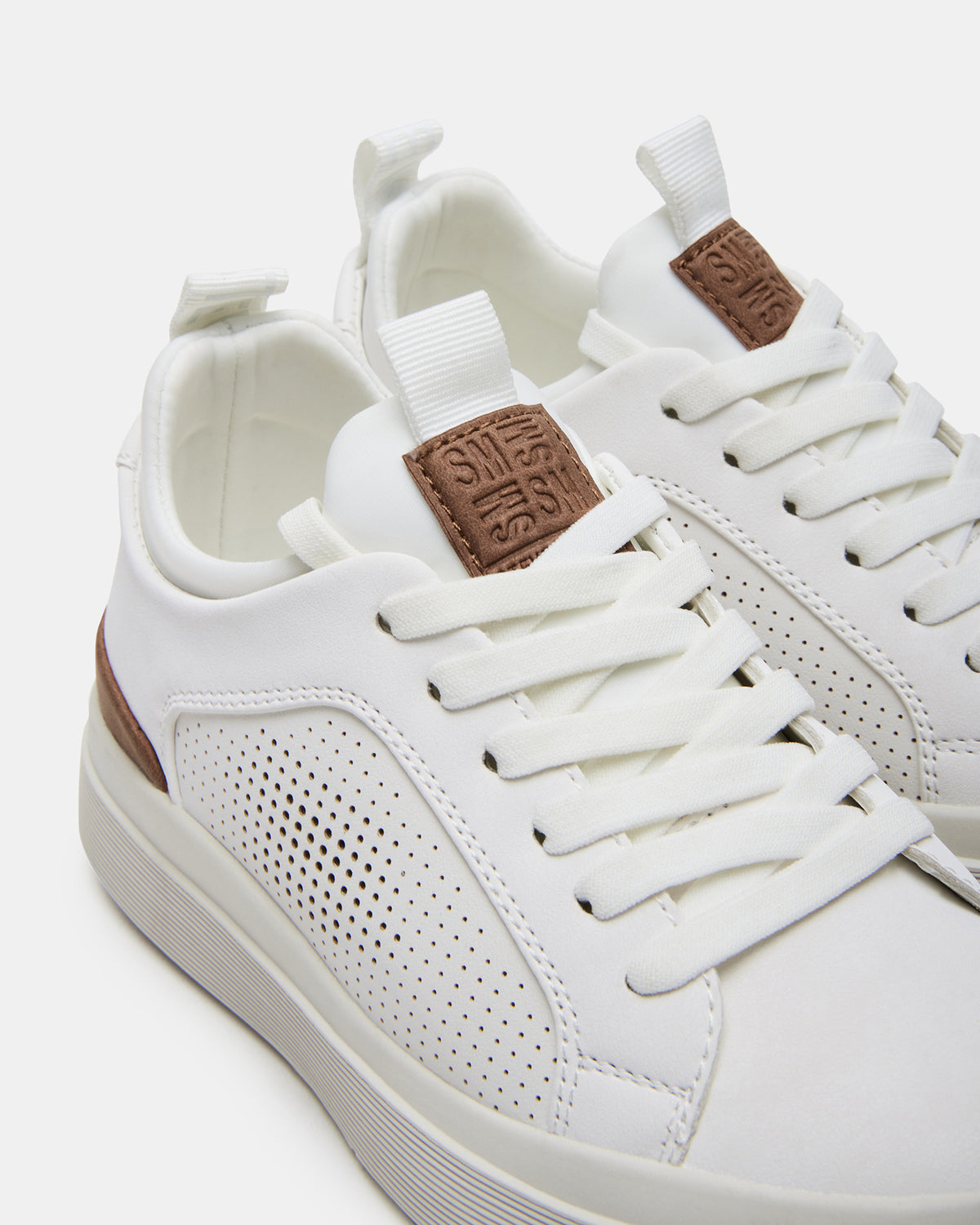 Kids' OASYS White Boys' Low-Top Lace-Up Sneakers Steve Madden WHITE