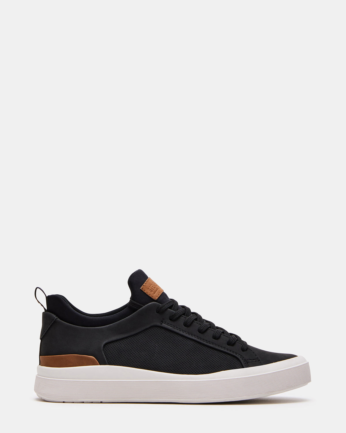 DACK Black Men's Lace-Up Sneakers Steve Madden BLACK
