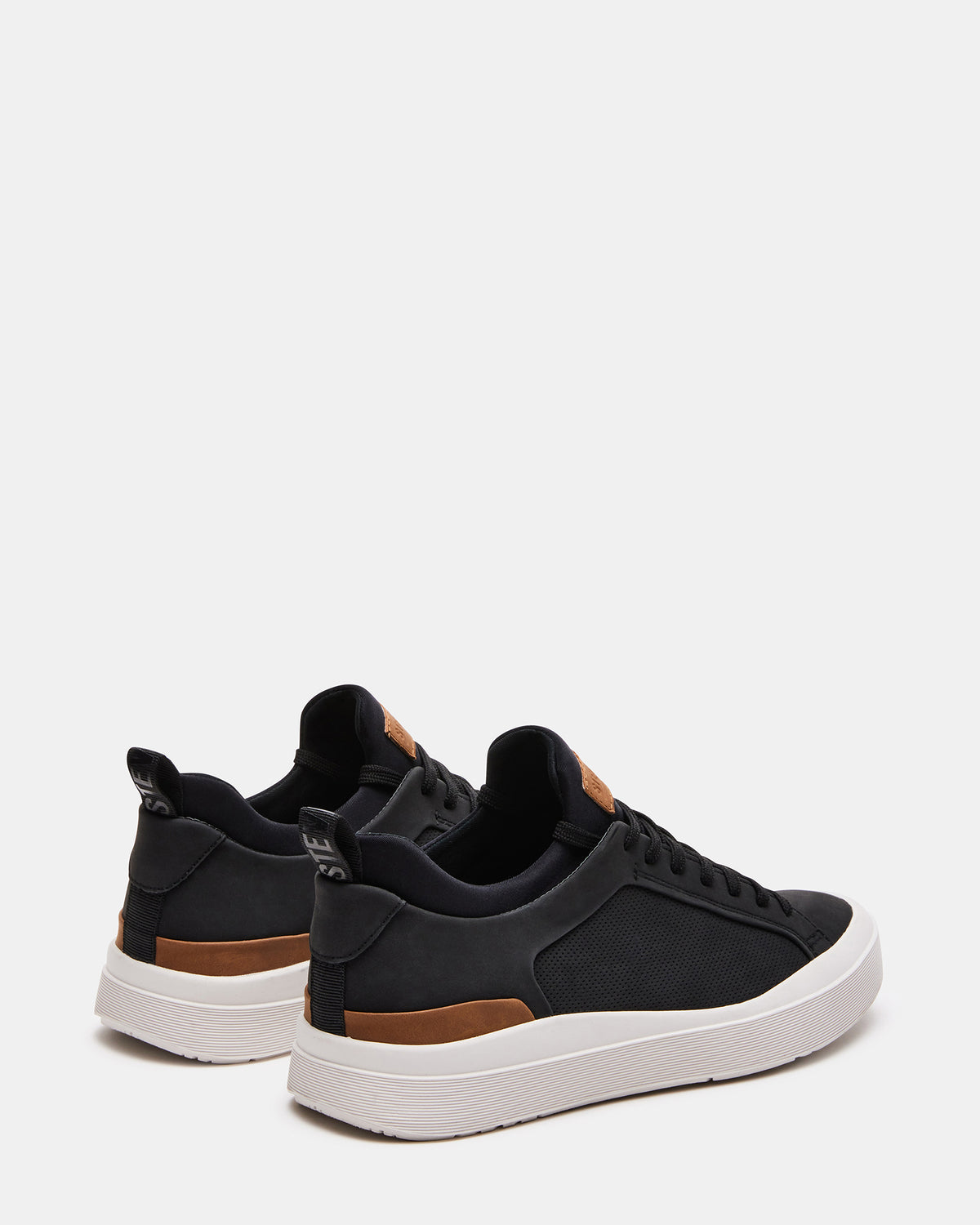 DACK Black Men's Lace-Up Sneakers Steve Madden BLACK