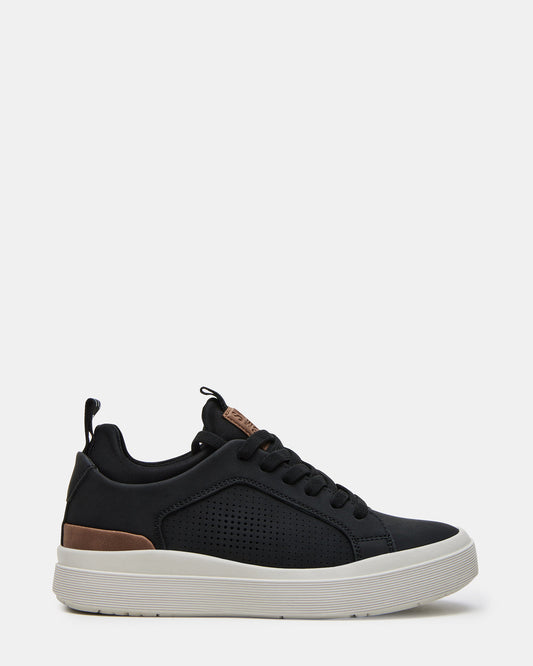 Kids' OASYS Black Boys' Low-Top Lace-Up Sneakers Steve Madden BLACK