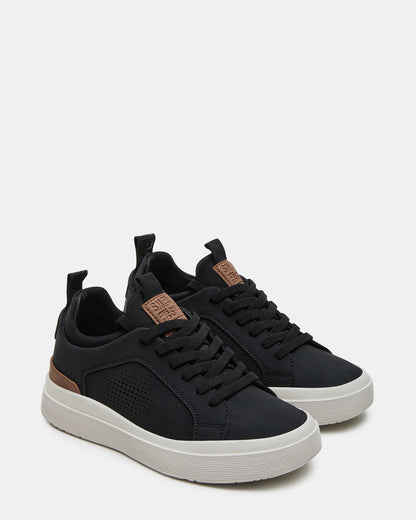 Kids' OASYS Black Boys' Low-Top Lace-Up Sneakers Steve Madden BLACK
