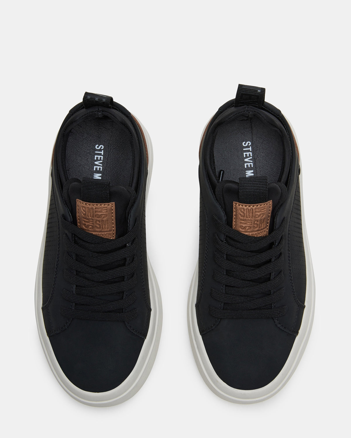 Kids' OASYS Black Boys' Low-Top Lace-Up Sneakers Steve Madden BLACK