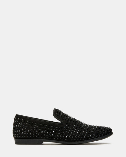 Kids' CAVIAR Black Rhinestone Boys' Dress Shoe Steve Madden BLACK