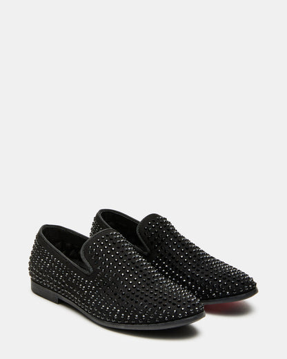 Kids' CAVIAR Black Rhinestone Boys' Dress Shoe Steve Madden BLACK
