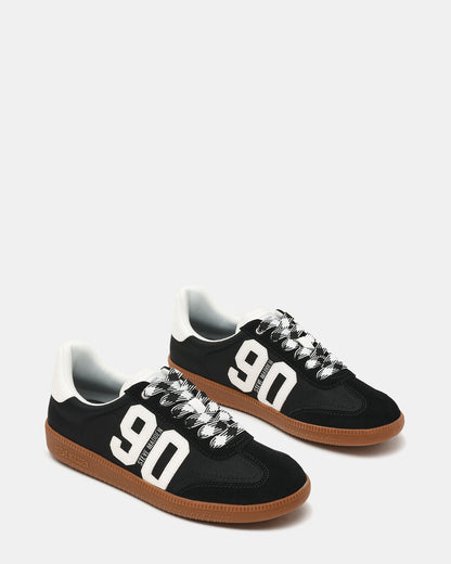 PACEY Black Multi Low-Top Lace-Up 90's Women's Sneaker Steve Madden BLACK MULTI