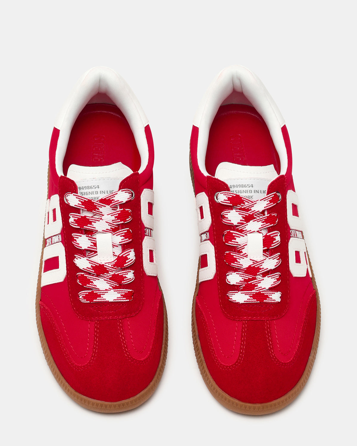 PACEY Red Multi Low-Top Lace-Up 90's Women's Sneaker Steve Madden RED MULTI