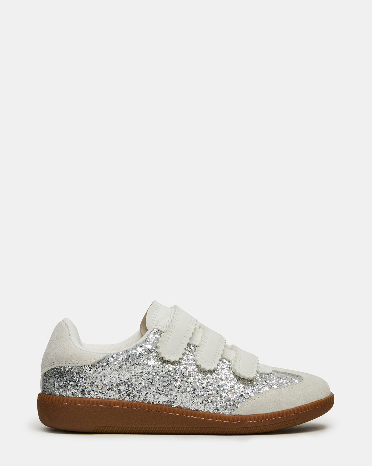 MOMENTUM Multi Glitter Velcro Low-Top Women's Sneakers Steve Madden MULTI GLITTER