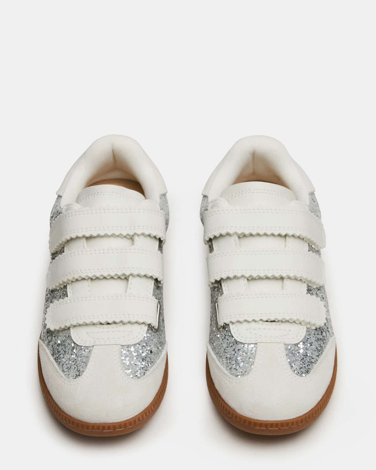 MOMENTUM Multi Glitter Velcro Low-Top Women's Sneakers Steve Madden MULTI GLITTER
