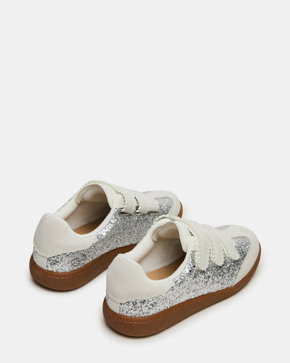 MOMENTUM Multi Glitter Velcro Low-Top Women's Sneakers Steve Madden MULTI GLITTER