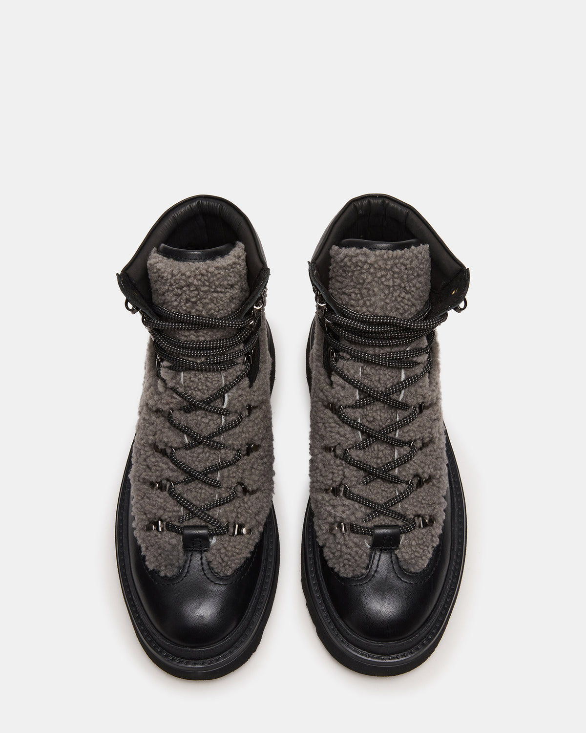 YOSEMITE Grey Multi Lace-Up Lug Men's Ankle Boot Steve Madden GREY MULTI