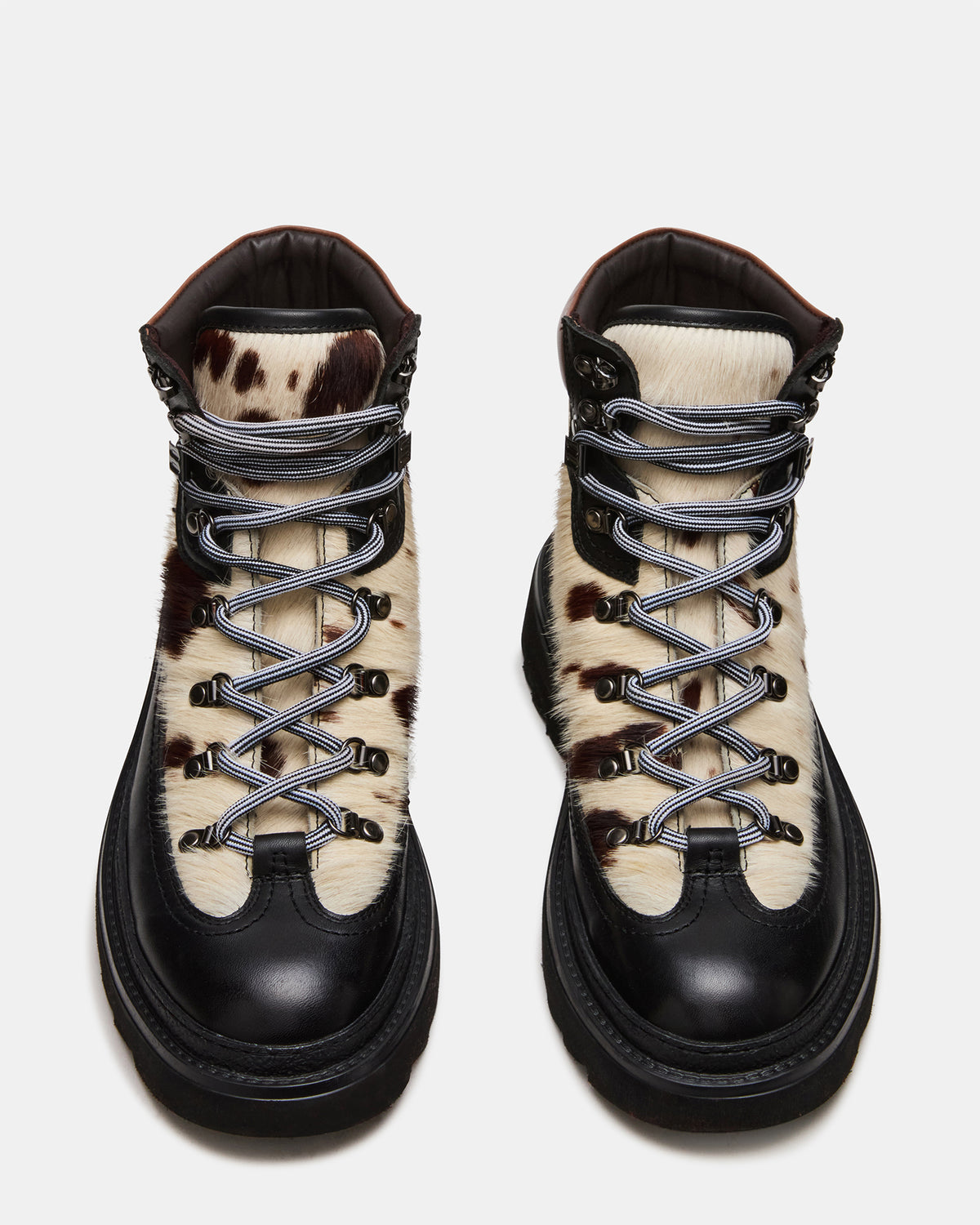 YOSEMITE Brown Multi Lace-Up Lug Men's Ankle Boot Steve Madden BROWN MULTI