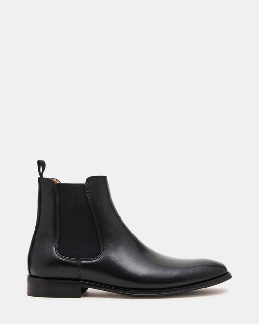 ALDAIR Black Chelsea Men's Ankle Boot Steve Madden BLACK