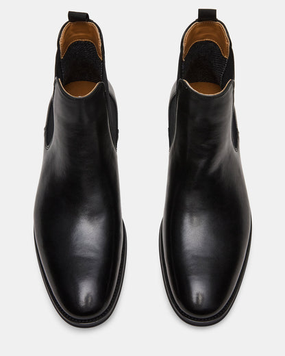 ALDAIR Black Chelsea Men's Ankle Boot Steve Madden BLACK