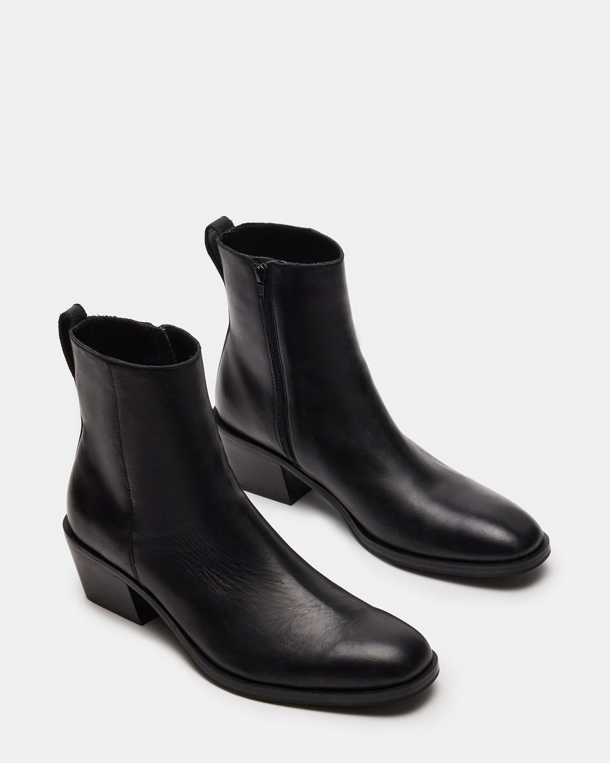RICHIE Black Leather Men's Boots Steve Madden BLACK LEATHER