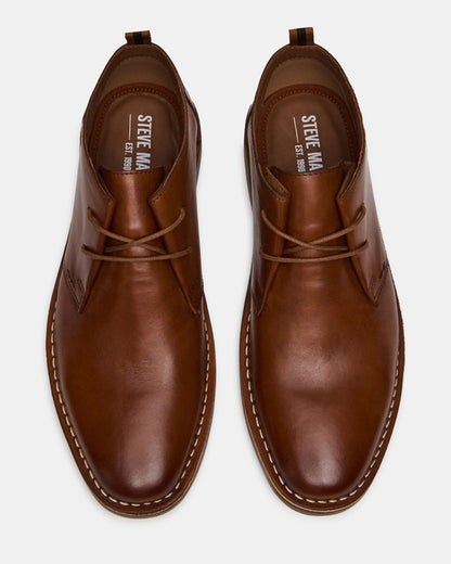 HARROS Tan Leather Men's Ankle Boots Steve Madden TAN LEATHER