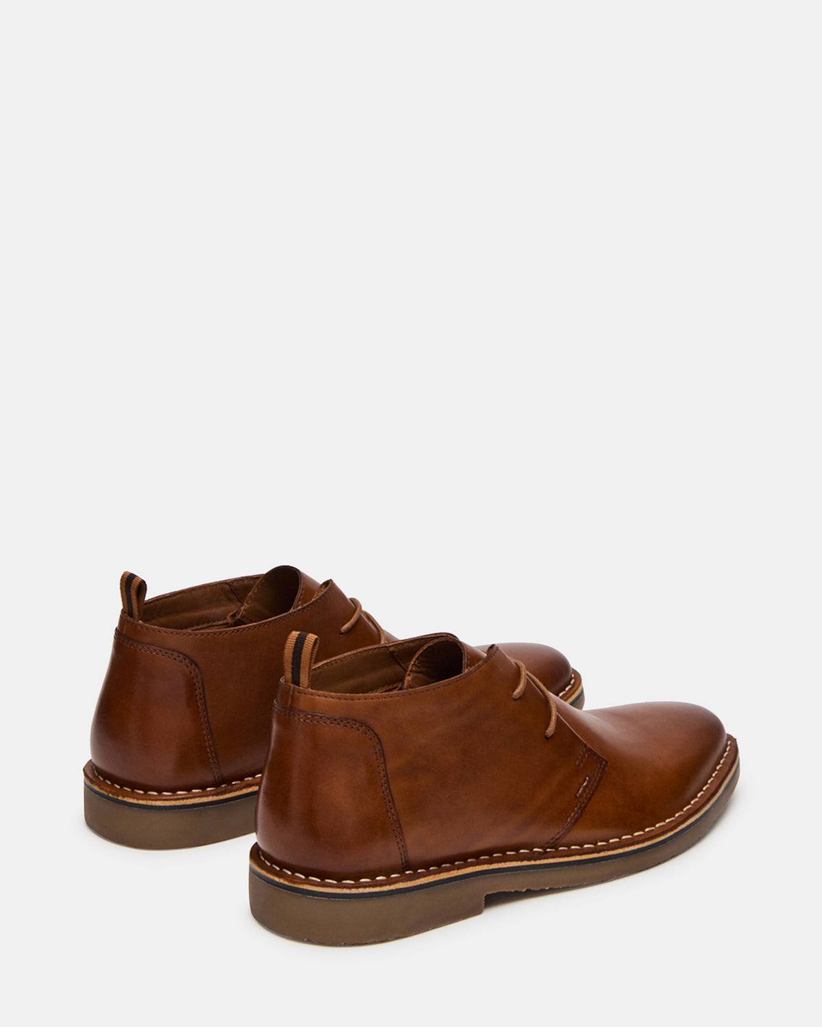 HARROS Tan Leather Men's Ankle Boots Steve Madden TAN LEATHER