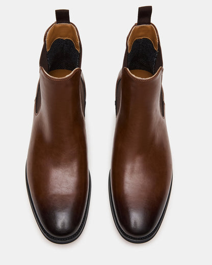 ALDAIR Brown Chelsea Men's Ankle Boot Steve Madden BROWN