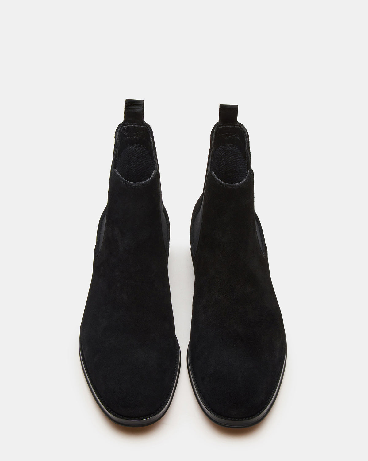 ALDAIR Black Suede Chelsea Men's Ankle Boot Steve Madden BLACK SUEDE